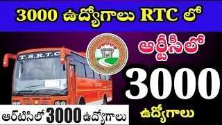 👌 TS RTC లో 3000 ఉద్యోగాలు భర్తీ | ఎన్నికలు ముగియగానే పక్రియ మొదలు #tsrtc #tsrtcjobs #tsrtcjobs