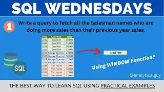 Write Complex SQL Queries | Interview questions with Solution | Windows Function | 