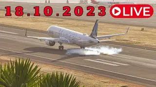 LIVE At Madeira Island Airport 18.10.2023