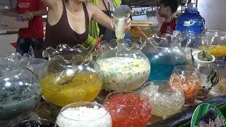 Thailand Food - Fruit Cocktail Types (Che Thai) || Vietnamese Street Food