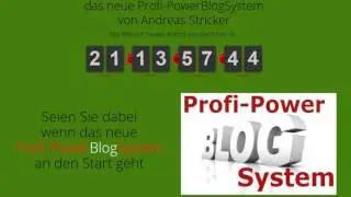 Brandneues Profi PBS Portal für Internet Marketer, Networker, Affiliates und alle Online Unternehmer