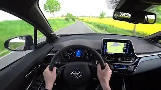 2017 Toyota C-HR 1.2 Turbo 85 kW / 116 HP, 4K POV: Static, drive, acceleration 0-100 km/h