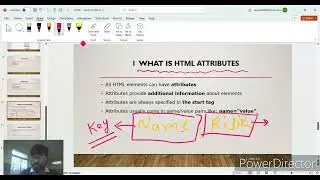 What is attribute in html
