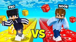IPHONE 14 PRO MAX SUPER Lucky block RACE IN MINECRAFT 