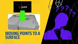 Moving Points TO a Surface Civil 3D / Autocad