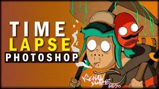 TimeLapse Draw: Como eu desenho com o mouse no Photoshop (2020)