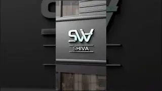 Shiva Name logo design 💎✨ #shorts #shortvideo #shortsvideo #shortfeed #logo #corel #mockup