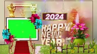 2024 happy new year green screen effects / happy new year 2024 @ranacomenti