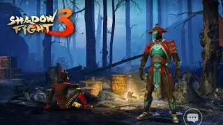 Chill with Stranger beside Campfire ASMR : Shadow fight 3 beautiful OST
