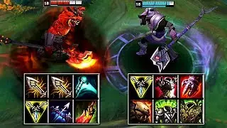 CRIT NASUS vs NORMAL BUILD NASUS & Best Moments!