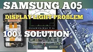 amsung a05 display light solution/samsung a05 backlight porblum fix