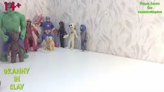 Видео лепка Бабушка Гренни ужастик