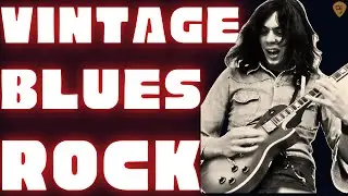 🎸 Vintage Blues Rock Jam Track  | Guitar Backing Track (Am - 71  BPM)