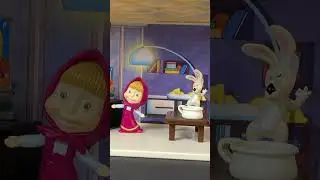 The Sleepy 🥱 Visitor |  Masha and the Bear Original Short - Stop Motion Video for Kids