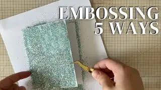 5 Ways to Use Colored Embossing Powders
