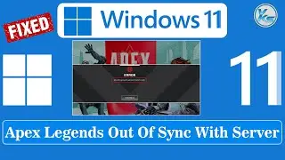 ✅ How To Fix Apex Legends Out Of Sync With Server