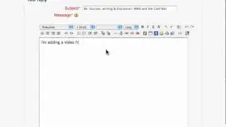 How to Embed a YouTube video in a  Moodle forum