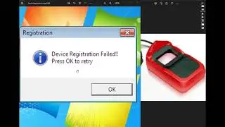 Device Ragistration failed Press ok To Retry full solution