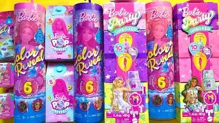 Huge Barbie Birthday Party Filled with Surprises ASMR Barbie toys unboxing