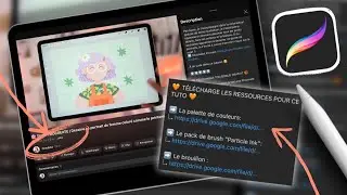TUTO PROCREATE | Comment télécharger la palette de couleurs depuis ton iPad !