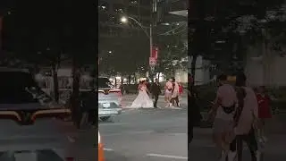 Night scenes in the city are a vibe 🌃 | Fairmont Royal York Wedding | #copticwedding #copticorthodox
