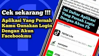 Cara Mengetahui Aplikasi Yang Pernah Digunakan Untuk Login Melalui Akun Facebookmu