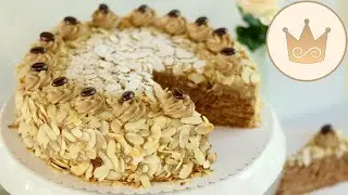 LOVE FOR COFFEE, ALMONDS and CINNAMON? ALMOND COFFEE CAKE/ AGNES BERNAUER CAKE RECIPE SUGARPRINCESS