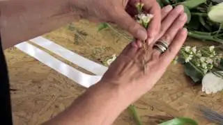 How to wire and tape - Wedding Flowers Tutorials and Workshops by Campbell's Flowers & Design