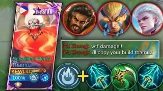 SIDELANE THAMUZ NEW DAMAGE HACK BUILD 2024! | THAMUZ BEST BUILD AND BEST EMBLEM 2024