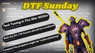 DTF Sunday 1 - Dan takes (to the) Forums!