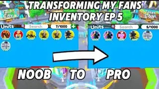 Transforming My Fan's Inventory Ep 5🤯! Toilet Tower defense