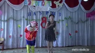 Создание титров в Астане. Утренник в садике Ақ көгершін.