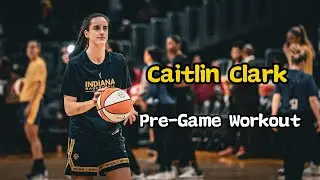 Caitlin Clark Pre-Game Warm Up | Shooting Drill | LA Sparks VS Indiana Fever