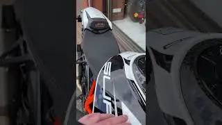 Flame thrower KTM Superduke R start up and walk around.  #ktm #superduke