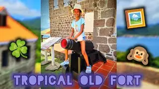 Visiting a tropical old fort 📸🏵️