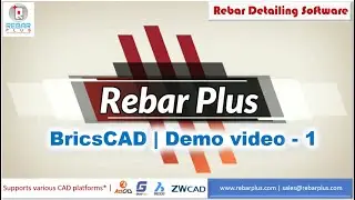 01. Draw Options | BricsCAD Platform | Rebar Plus | Rebar Detailing Software