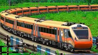 TRAIN CROSSING HIGH SPEED IN RAIL GATE | BUMPY RAILROAD | Train Simulator | Railwork | NTG GAMING