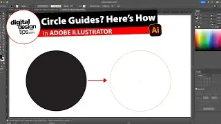 How to Make a Circular Guide in Illustrator (Custom Shape Guide Trick)