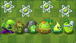 Plants vs Zombies 2 Mod Deep Sea Gargantuar VS All GREEN Premium Plants Power-Up! WIN The Game!