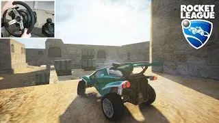 Drifting Rocket League Car in Counter Strike 1.6 on de_dust2