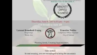BAOBOB - HANDS ON CERTIFICATION WORKSHOP CITY OF OAKLAND JUNE 8 2017