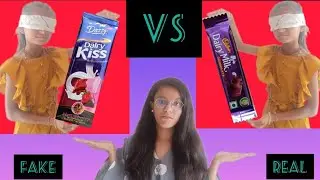 Real Vs Fake blindfold challenge |
