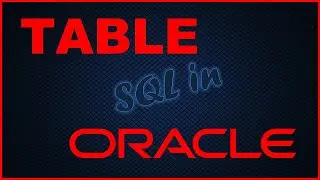 Create a Table in Oracle | Tips and Tricks | SQL PLSQL