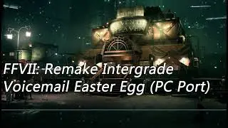 FFVII Remake Intergrade - Secret Voicemail Easter Egg