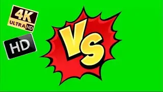Versus Animation /chroma - key /green screen video effect |