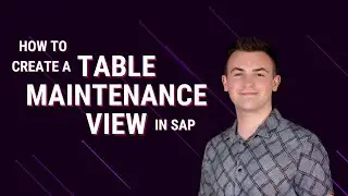 How to create a table maintenance view in SAP? [2026]