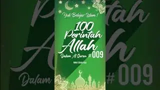 Perintah  Ke 9 Allah Ta'alaKepada Umat Manusia : Berbaktilah Kepada Kedua Orang Tua !