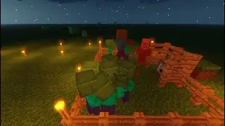 1 Villager VS 10 Zombie