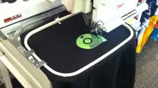 Embroidery Machine in Action