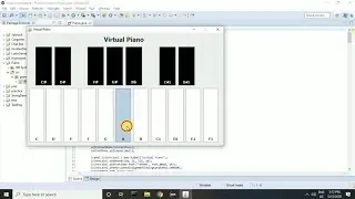 Virtual Piano Using Java Swing || Java GUI ||